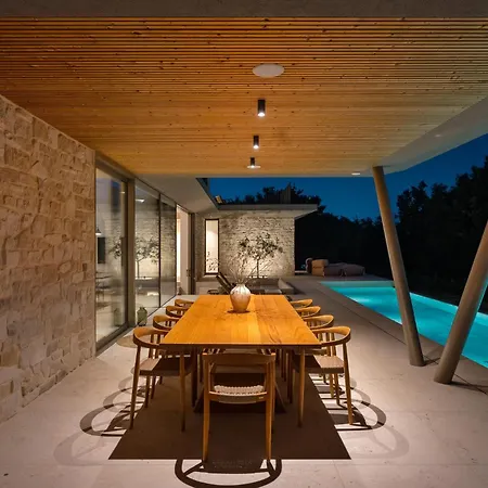 Box In Istria For 14 Persons With Wellness, 54 M2 Heated Pool, & Kids Playground Brajkovici (Pazin)
